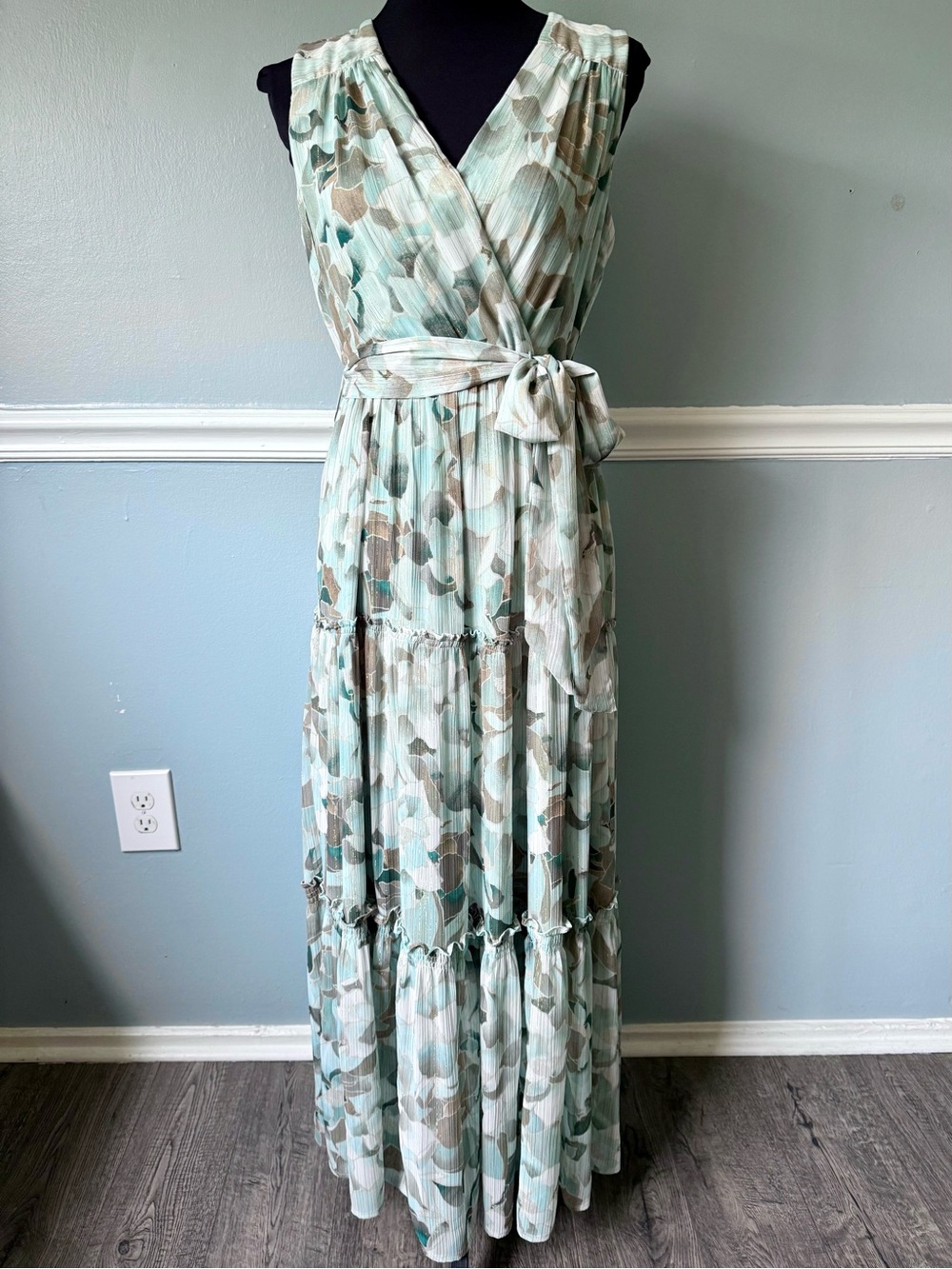 Calvin Klein Light Mint Knit Top 10